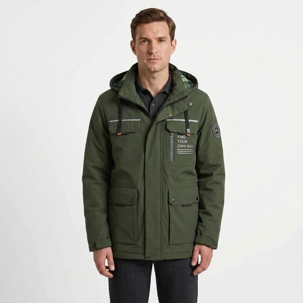 Tailored Waterproof Outdoor Jacket For Men