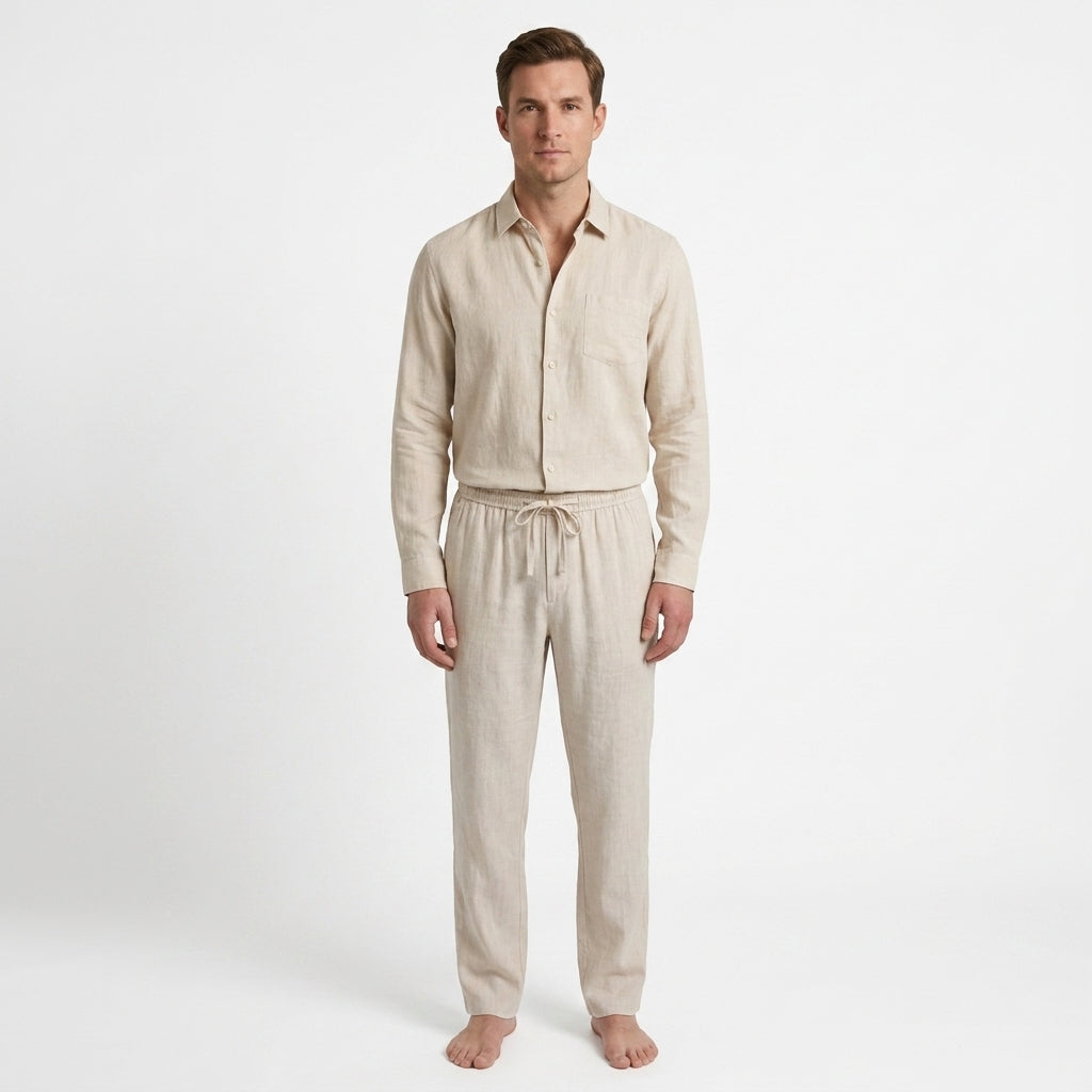 Monochrome Coordinated Summer Set For Men
