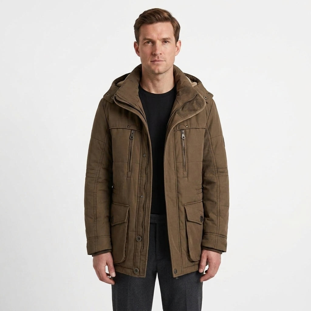 Tailored Padded Winter Jacket For Men