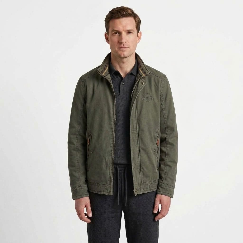 Refined Parka Bomber Jacket For Men