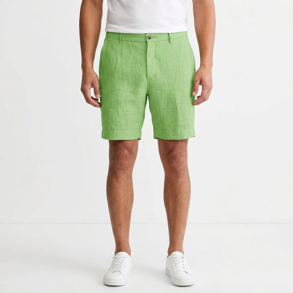 Tailored Linen Summer Shorts For Men