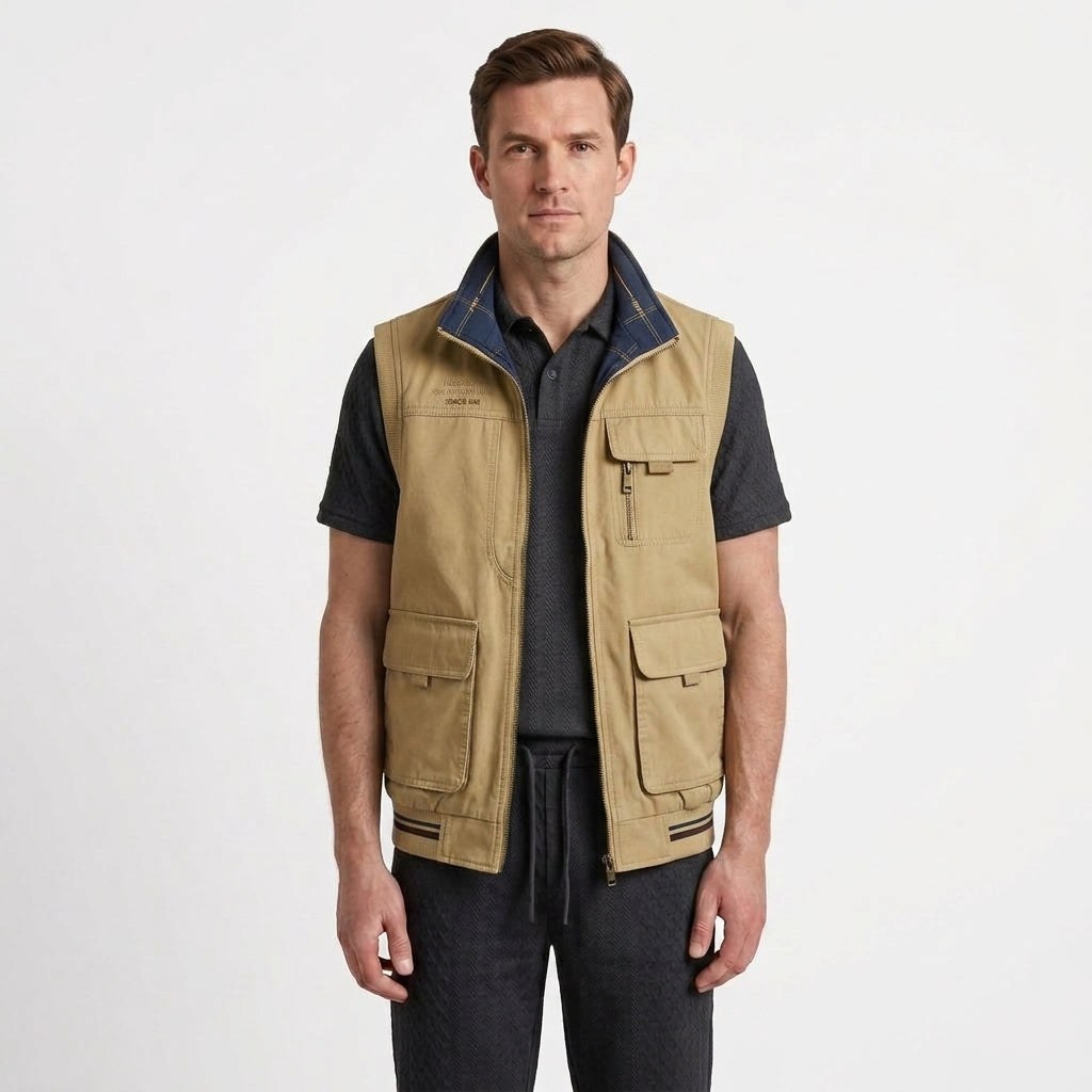 Modern Utility Layering Vest For Men