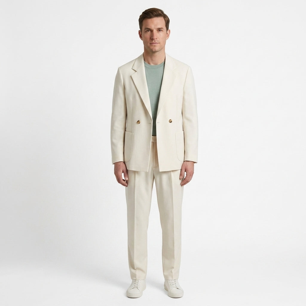 Relaxed Loose Fit Casual Set For Men