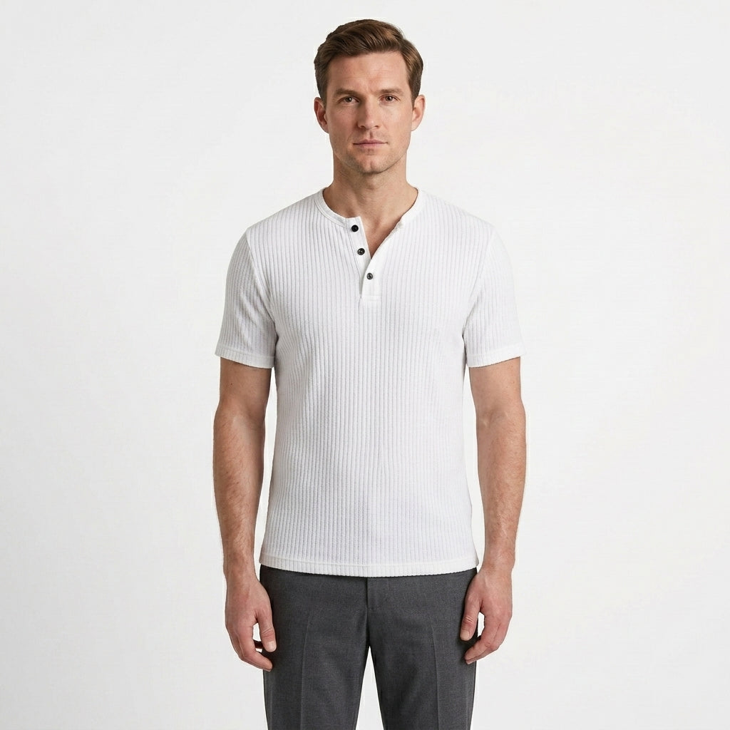 Modern Pattern Detail T-Shirt For Men