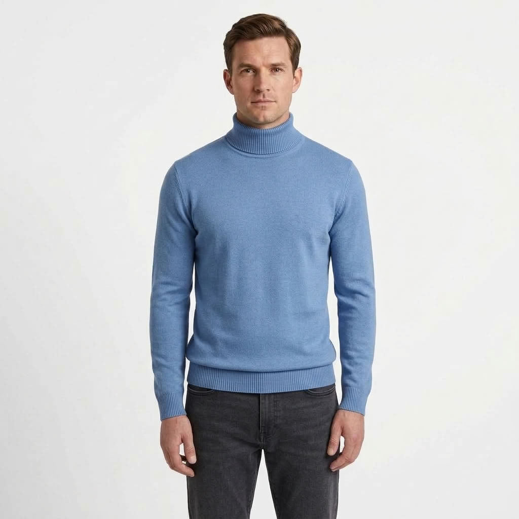 Classic Turtleneck Knitted Sweater For Men