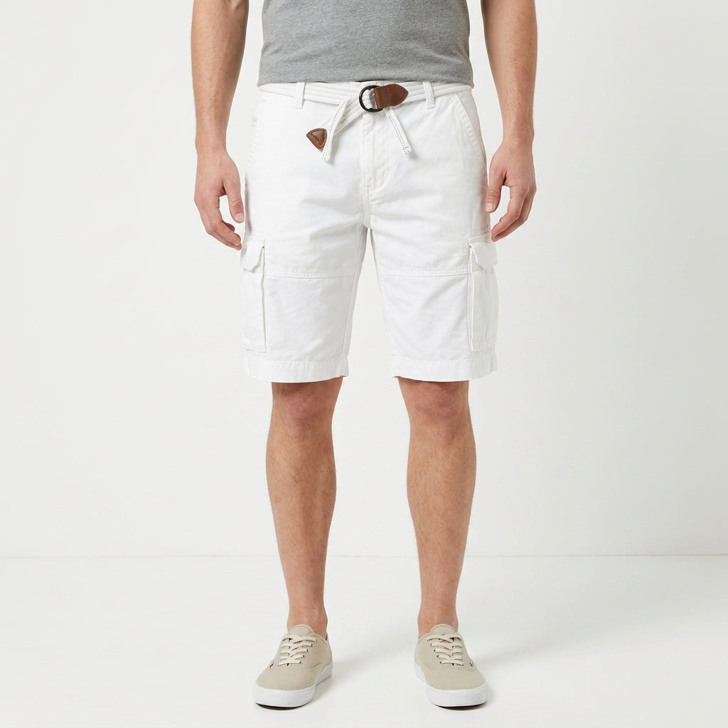 Tailored Utility Cargo Shorts For Men