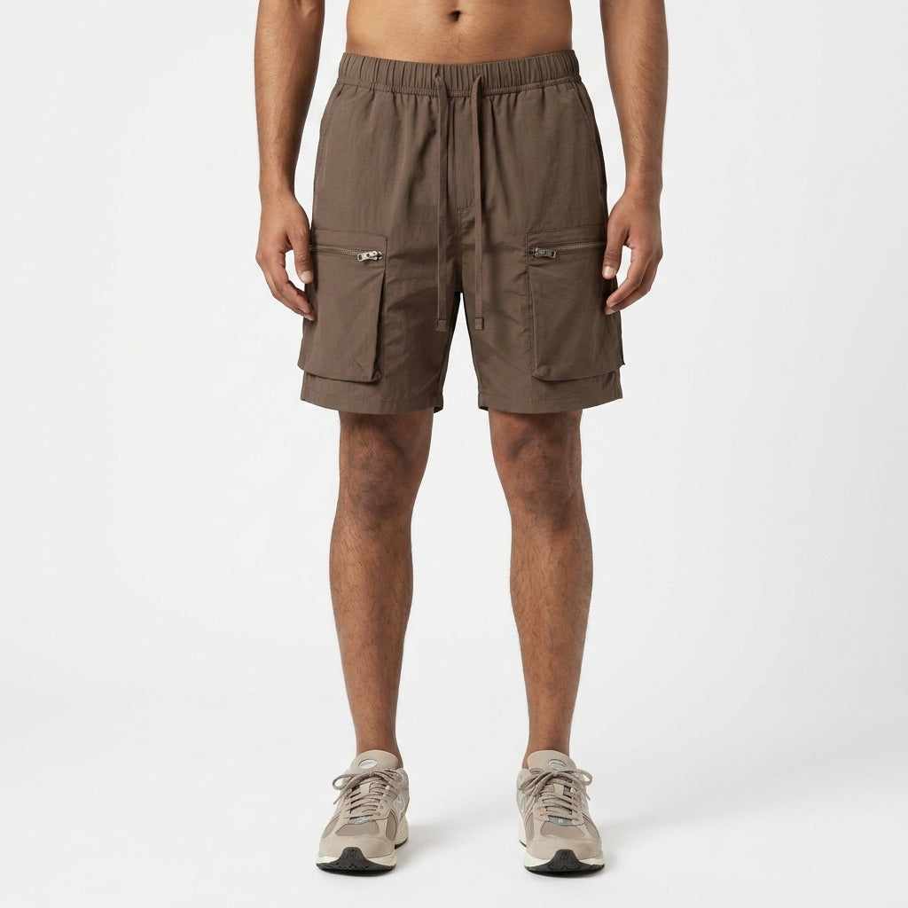 Polished Utility Cargo Shorts For Men