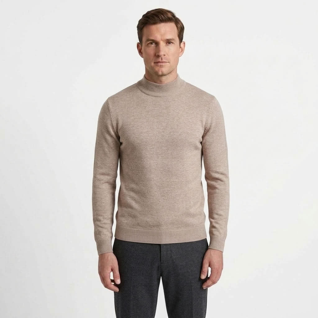 Classic Turtleneck Knitted Sweater For Men