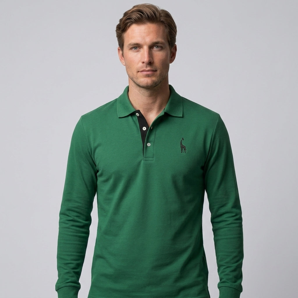 Classic Cotton Polo Shirt For Men