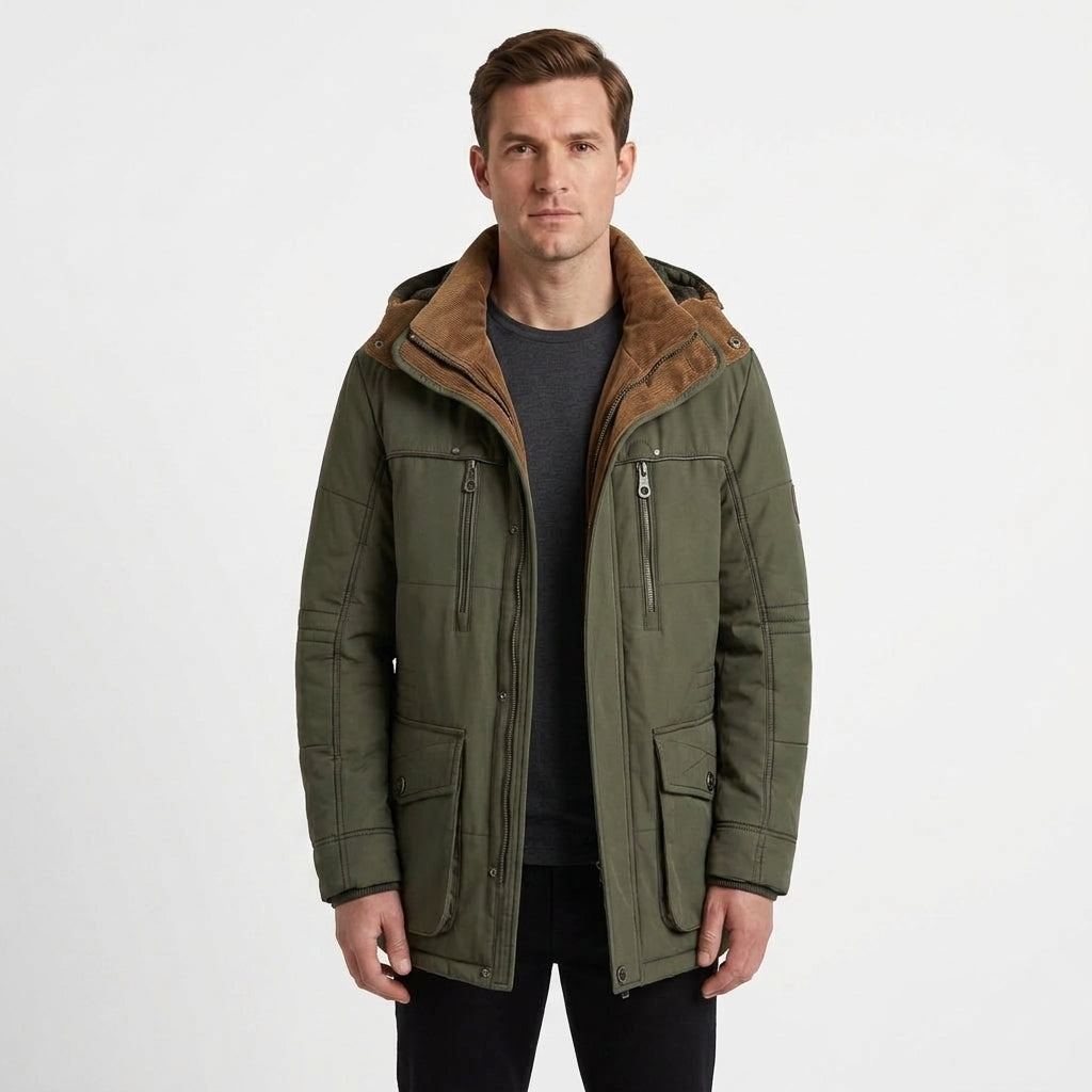 Tailored Padded Winter Jacket For Men