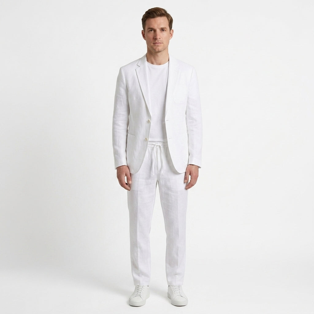 Tailored Linen Summer Set For Men