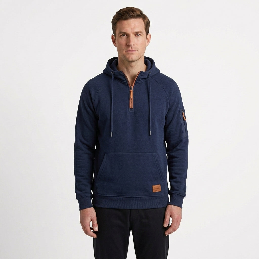 Modern Structured Hoodie For Men