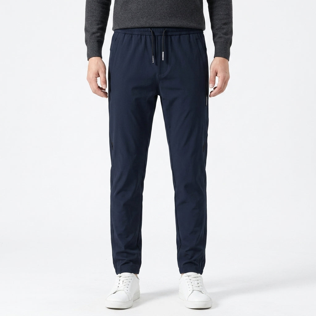 Sleek Tapered Dress Pants For Men