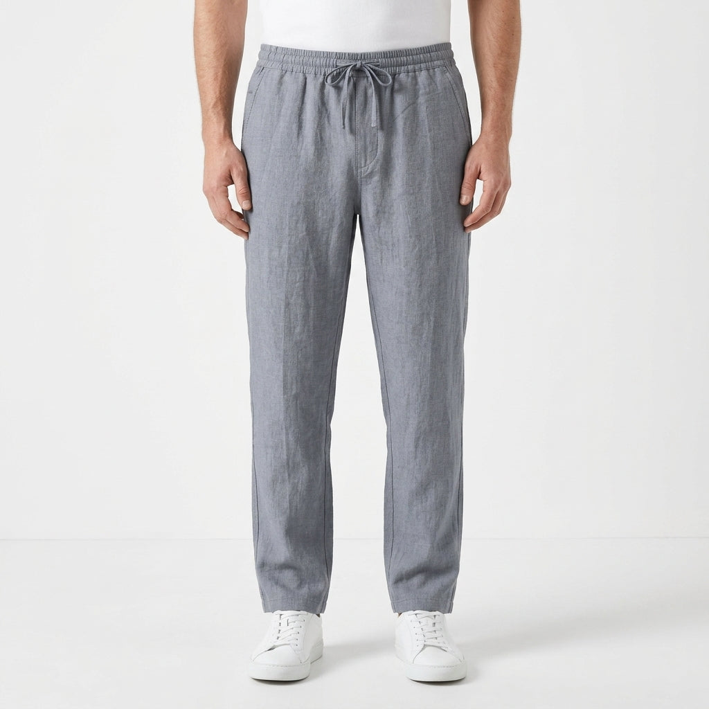 Tailored Linen Resort Pants For Men