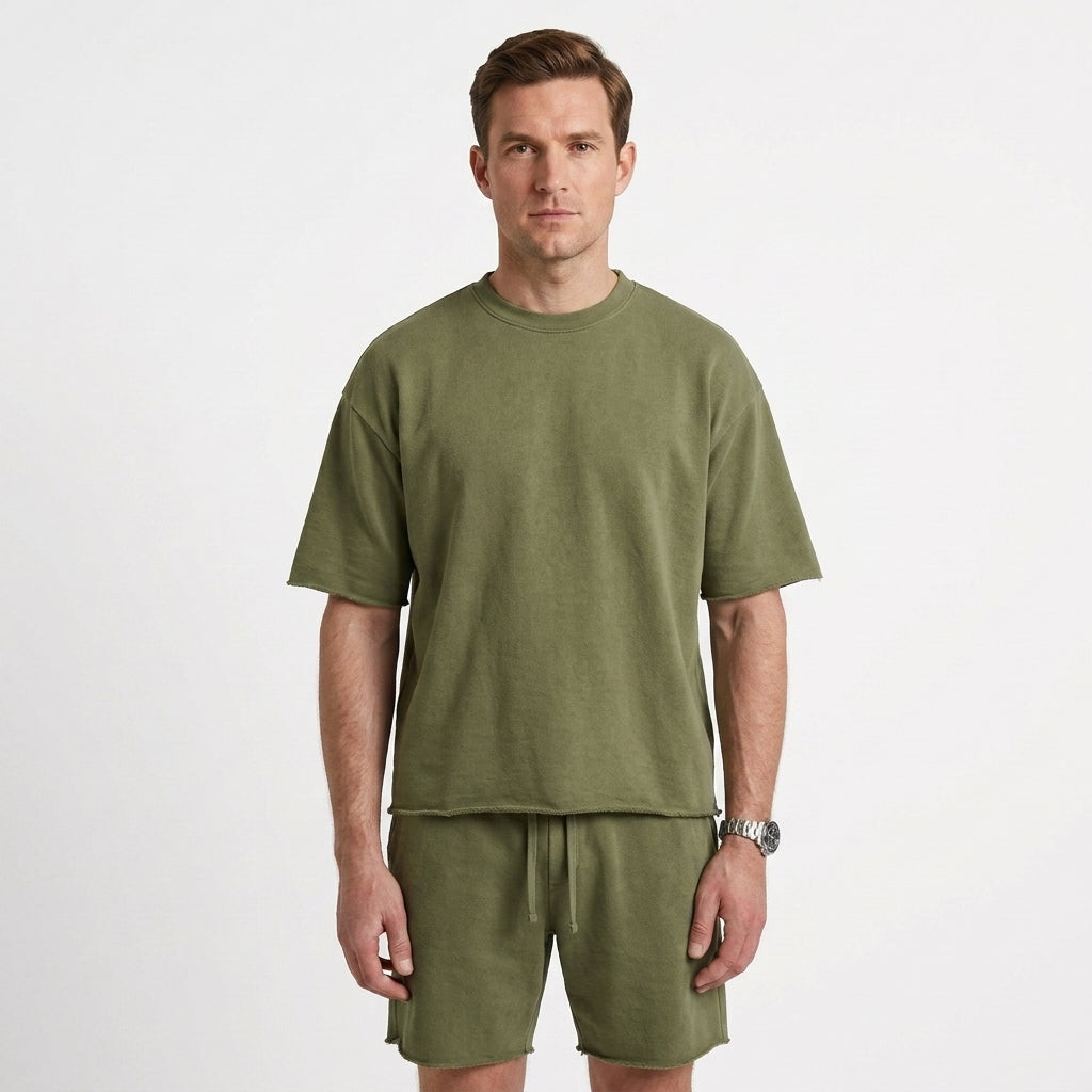 Relaxed Breathable Summer Set For Men