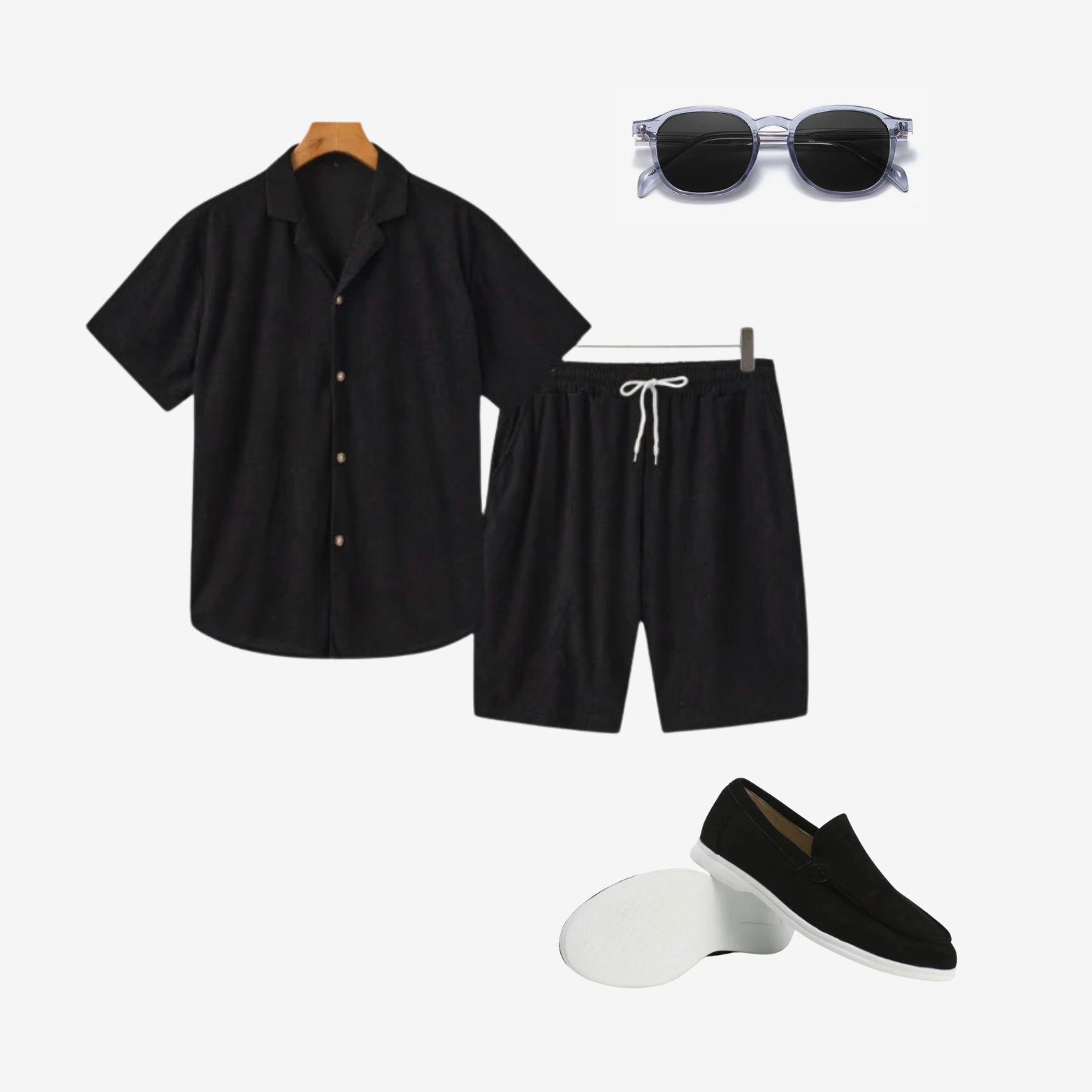 Men’s Luca Corduroy Ensemble, Antonio Loafers & Marco Glasses Set
